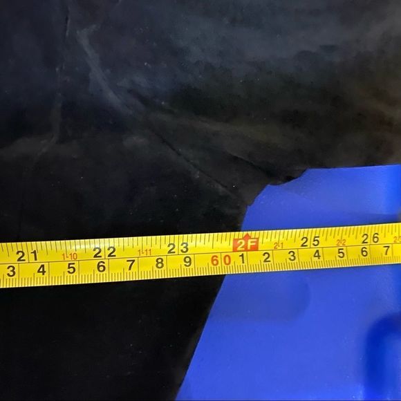 Danier Genuine Leather Suede Collared Zipper Black Jacket Size Plus small - Picture 6 of 7